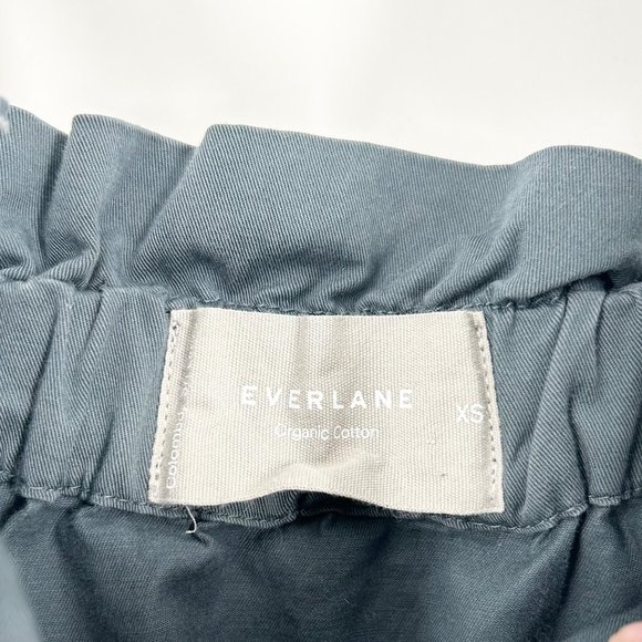Everlane The Paperbag Dress in Dark Slate - Picture 7 of 8
